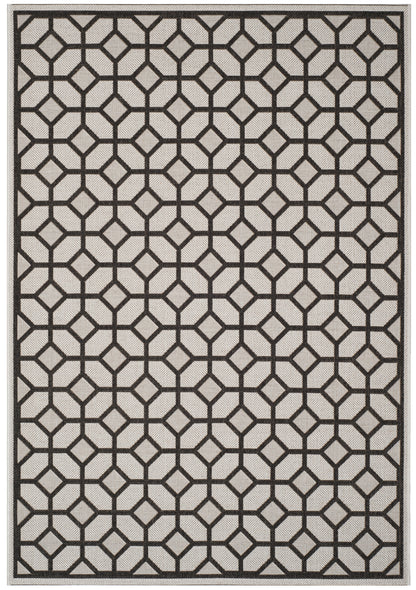 Safavieh Beach House Bhs127A Light Grey/Charcoal Area Rug