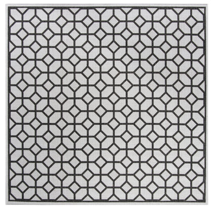 Safavieh Beach House Bhs127A Light Grey/Charcoal Area Rug