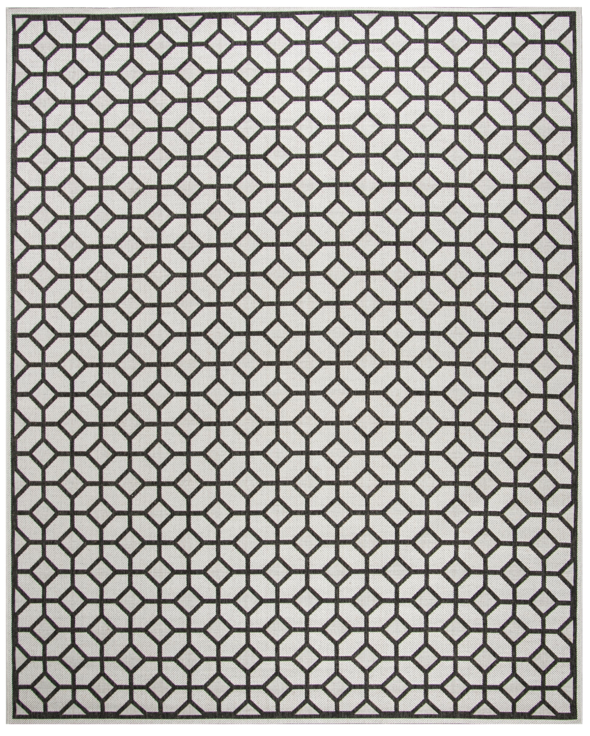 Safavieh Beach House Bhs127A Light Grey/Charcoal Area Rug