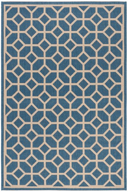 Safavieh Beach House Bhs127M Blue/Creme Area Rug