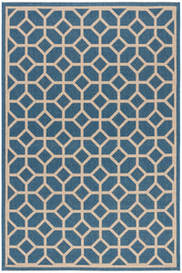 Safavieh Beach House Bhs127M Blue/Creme Area Rug