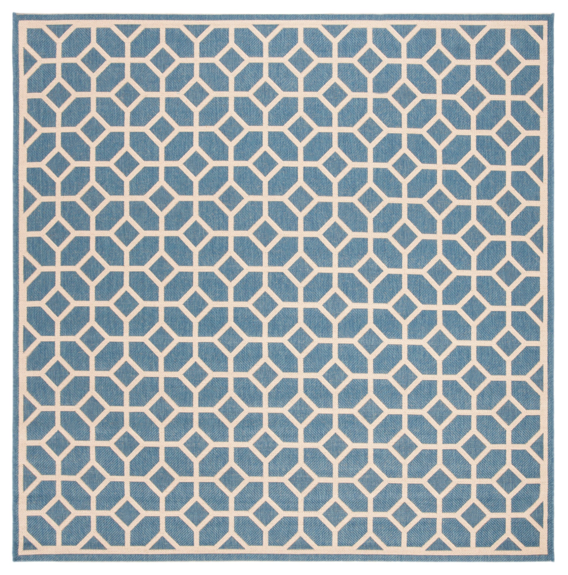 Safavieh Beach House Bhs127M Blue/Creme Area Rug