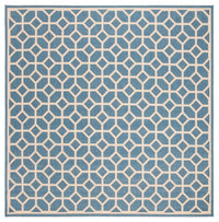 Safavieh Beach House Bhs127M Blue/Creme Area Rug