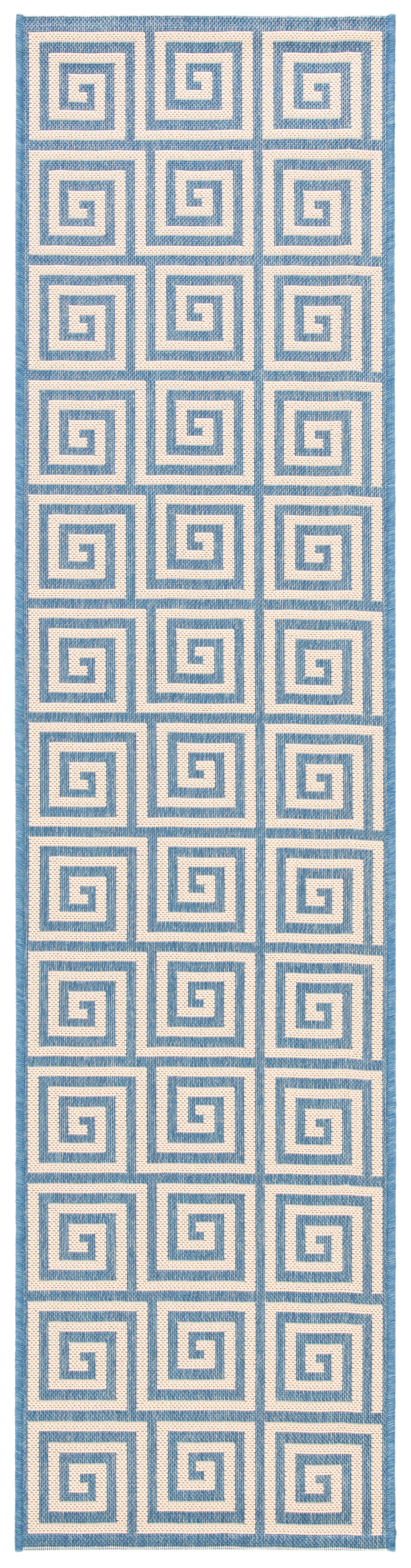 Safavieh Beach House Bhs129N Cream/Blue Area Rug