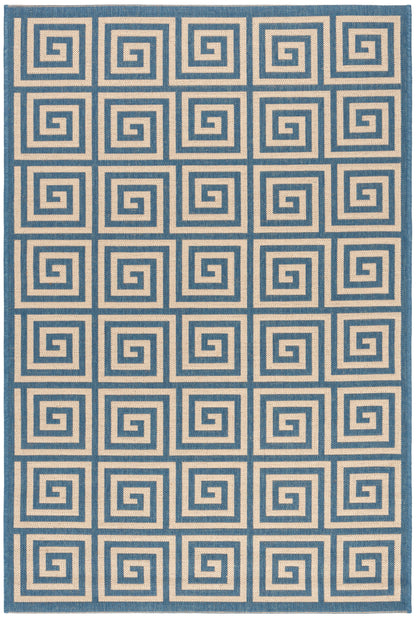 Safavieh Beach House Bhs129N Cream/Blue Area Rug