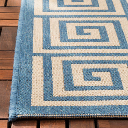 Safavieh Beach House Bhs129N Cream/Blue Area Rug