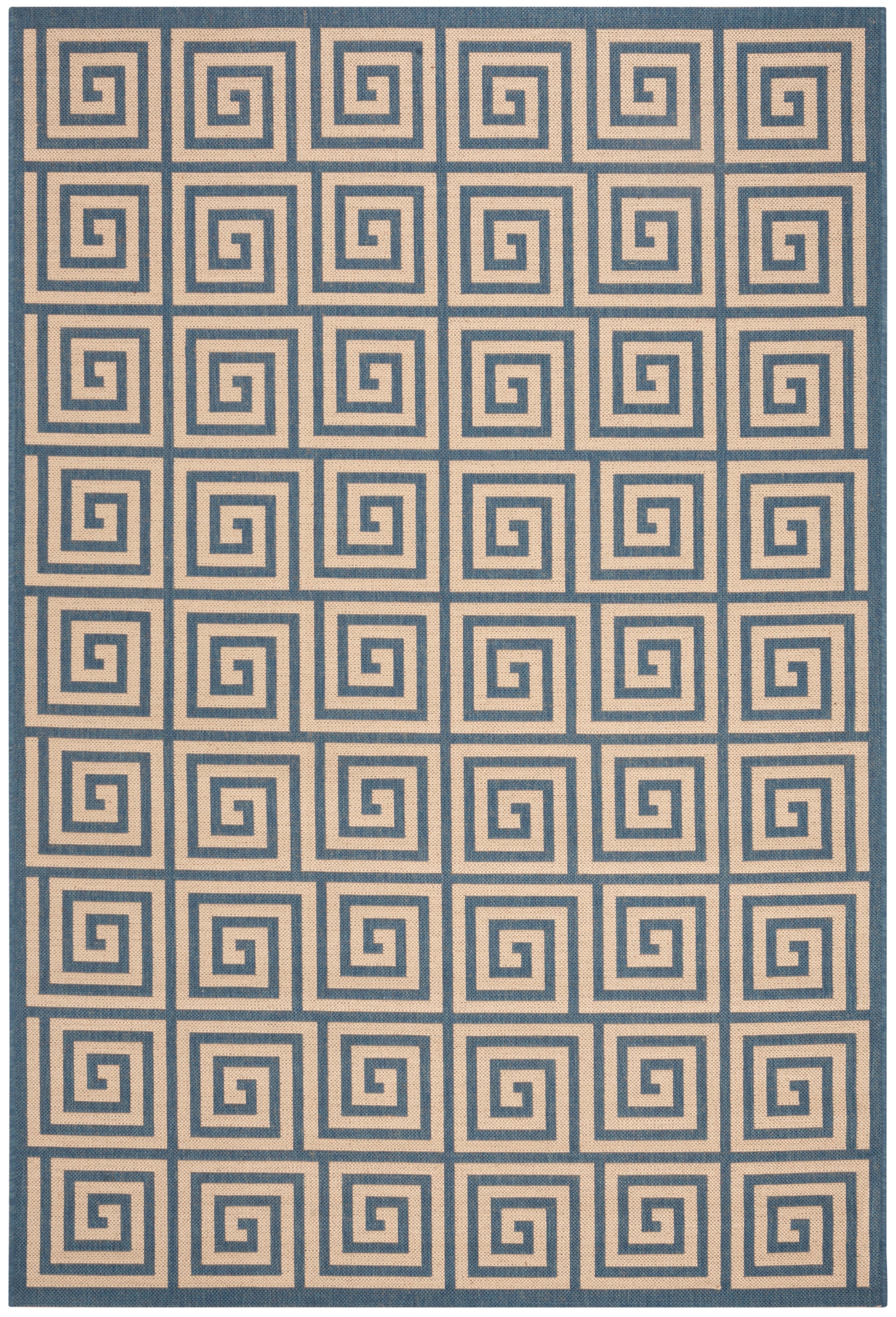 Safavieh Beach House Bhs129N Cream/Blue Area Rug