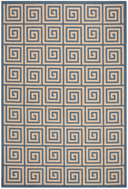 Safavieh Beach House Bhs129N Cream/Blue Area Rug