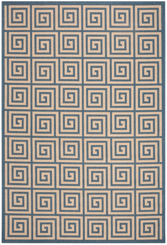 Safavieh Beach House Bhs129N Cream/Blue Area Rug