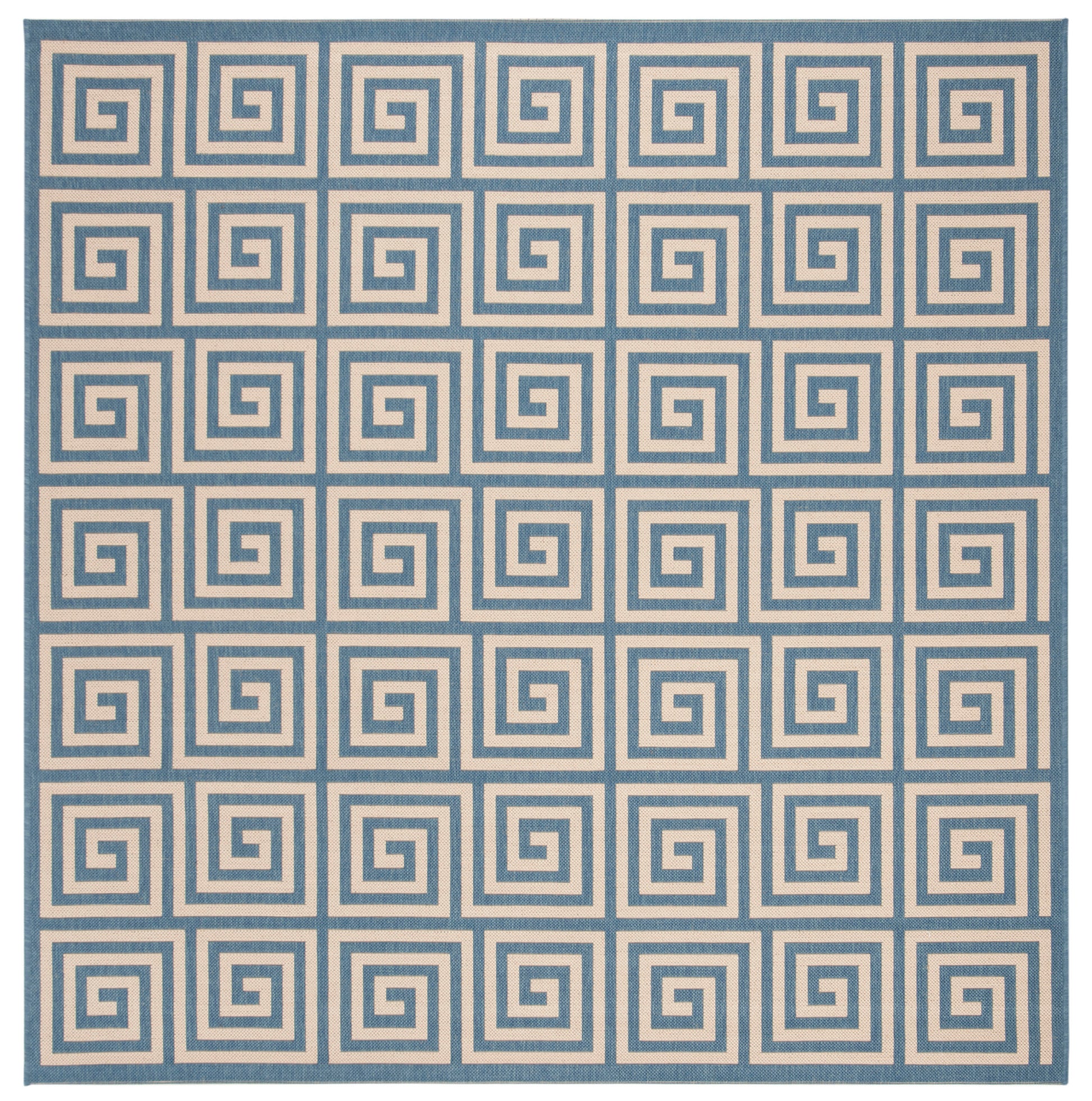 Safavieh Beach House Bhs129N Cream/Blue Area Rug