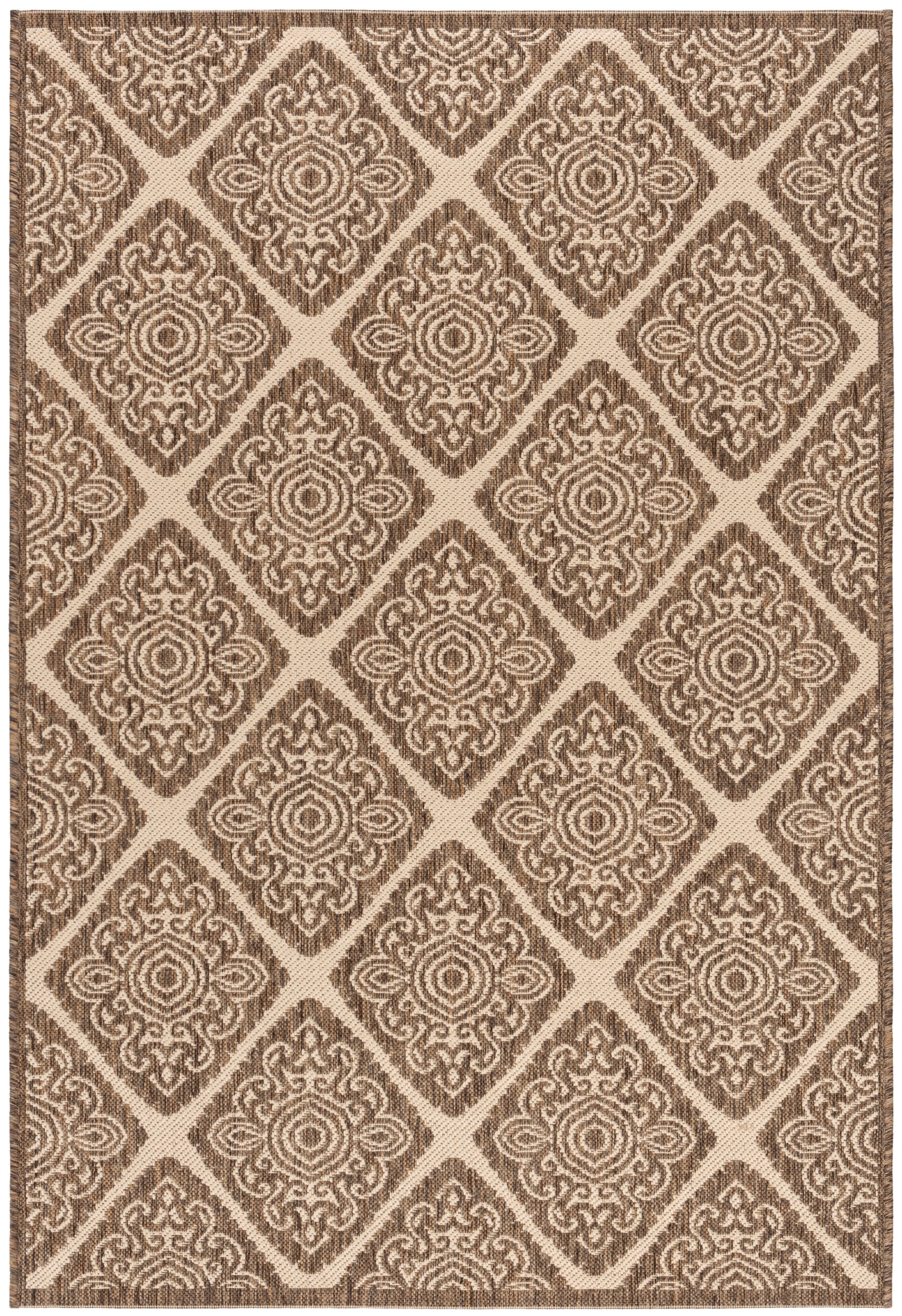 Safavieh Beach House Bhs132C Cream/Beige Area Rug