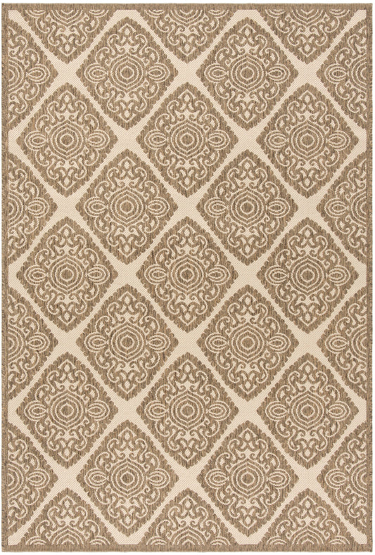 Safavieh Beach House Bhs132C Cream/Beige Area Rug