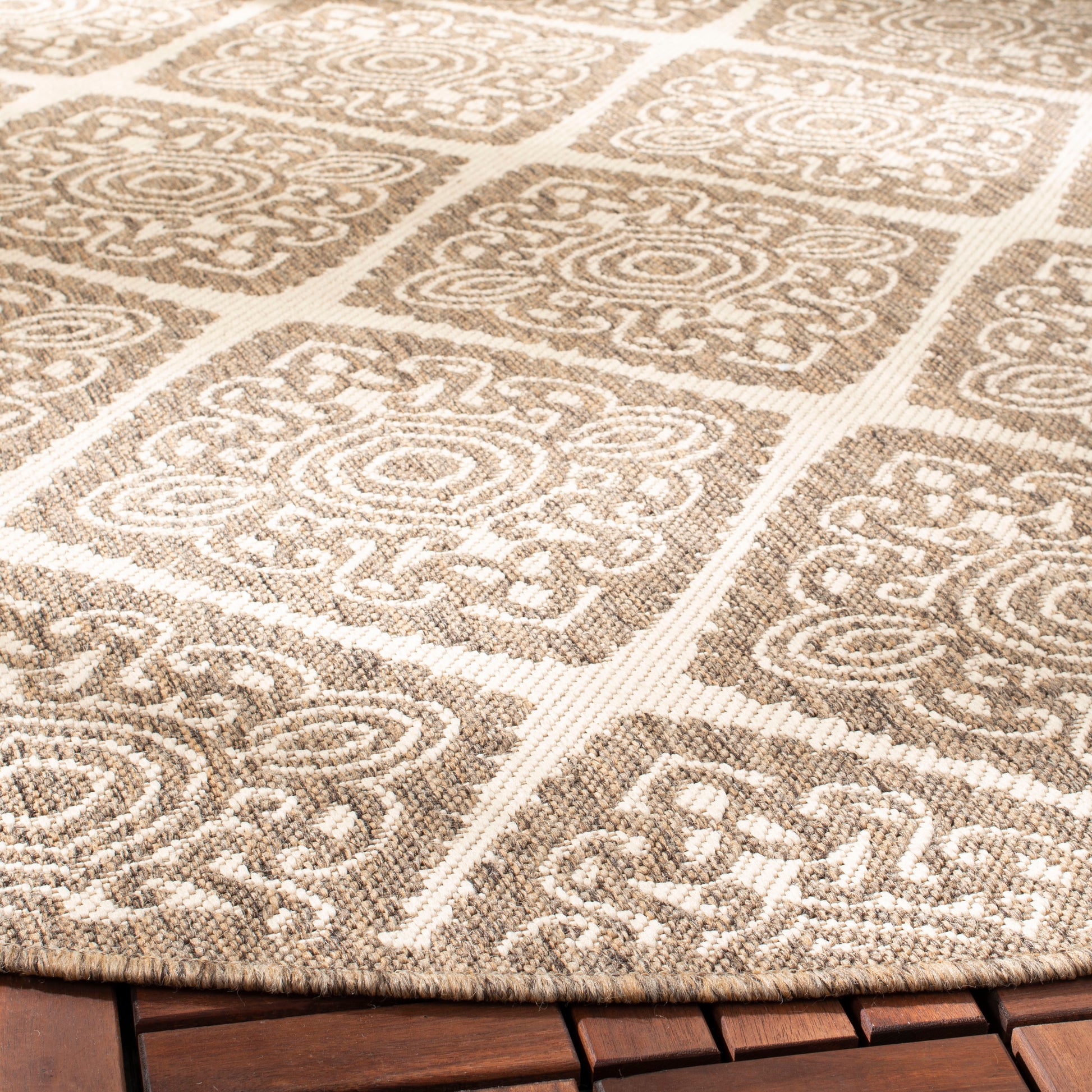 Safavieh Beach House Bhs132C Cream/Beige Area Rug