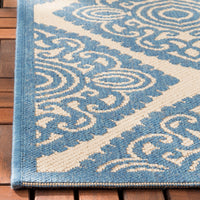 Safavieh Beach House Bhs132N Cream/Blue Area Rug