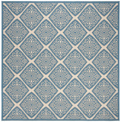 Safavieh Beach House Bhs132N Cream/Blue Area Rug