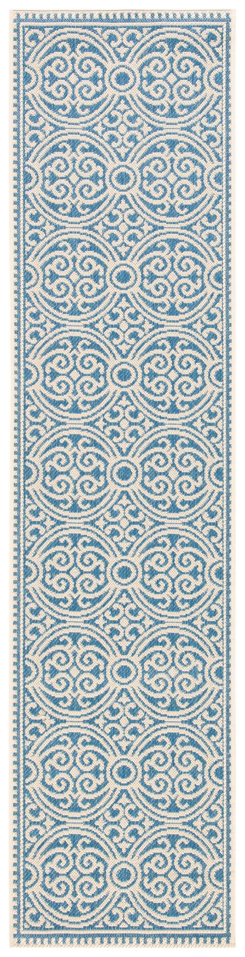 Safavieh Beach House Bhs134N Cream/Blue Area Rug