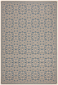 Safavieh Beach House Bhs134N Cream/Blue Area Rug