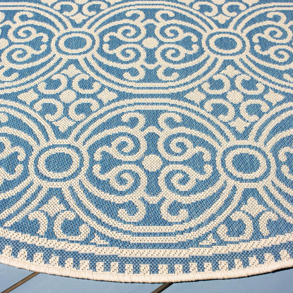 Safavieh Beach House Bhs134N Cream/Blue Area Rug