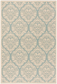 Safavieh Beach House Bhs135K Aqua/Cream Area Rug