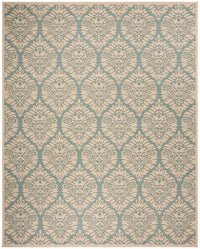 Safavieh Beach House Bhs135K Aqua/Cream Area Rug