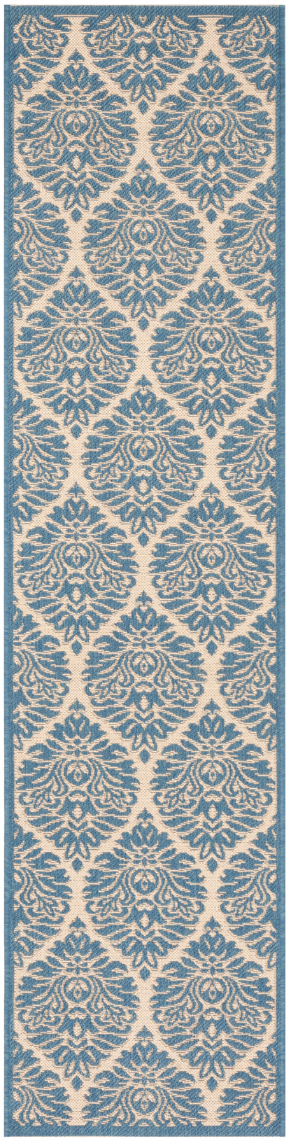 Safavieh Beach House Bhs135N Cream/Blue Area Rug