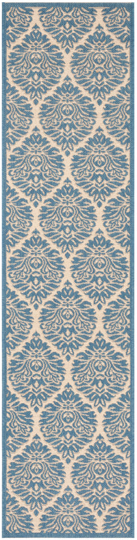 Safavieh Beach House Bhs135N Cream/Blue Area Rug