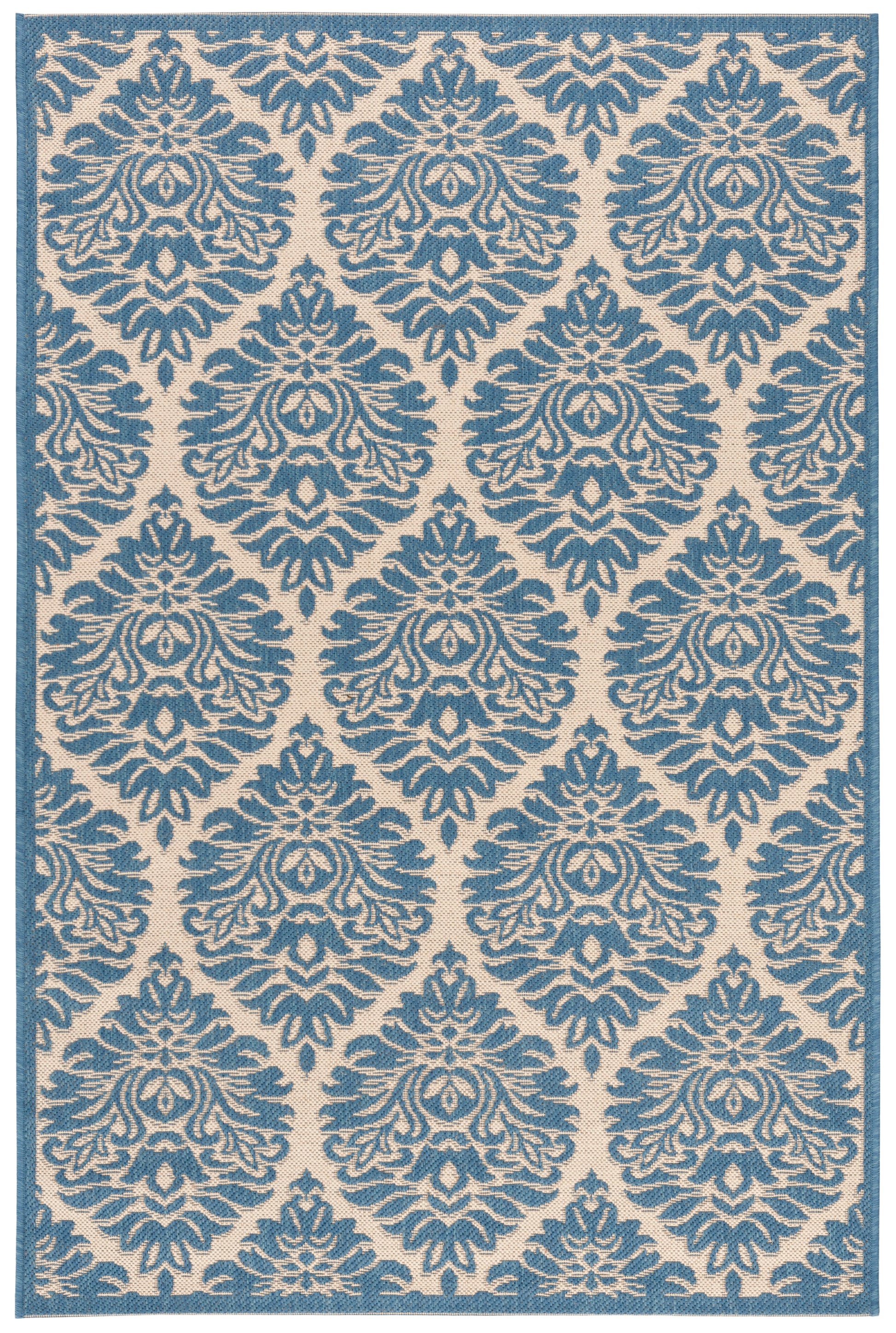 Safavieh Beach House Bhs135N Cream/Blue Area Rug