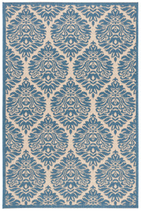 Safavieh Beach House Bhs135N Cream/Blue Area Rug