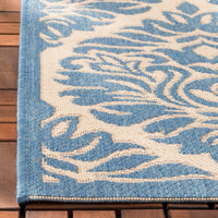 Safavieh Beach House Bhs135N Cream/Blue Area Rug