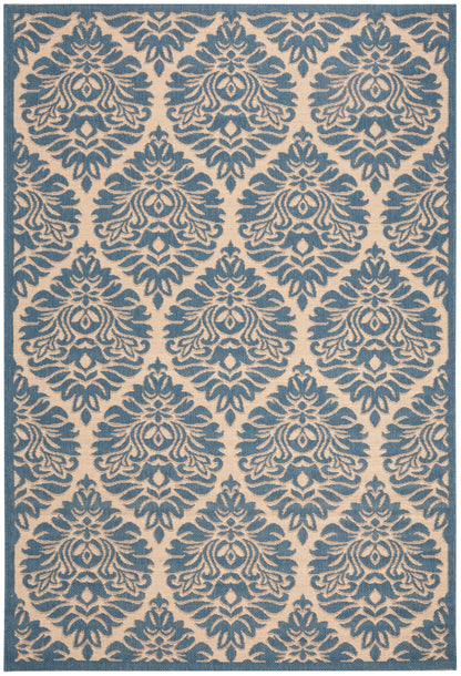 Safavieh Beach House Bhs135N Cream/Blue Area Rug