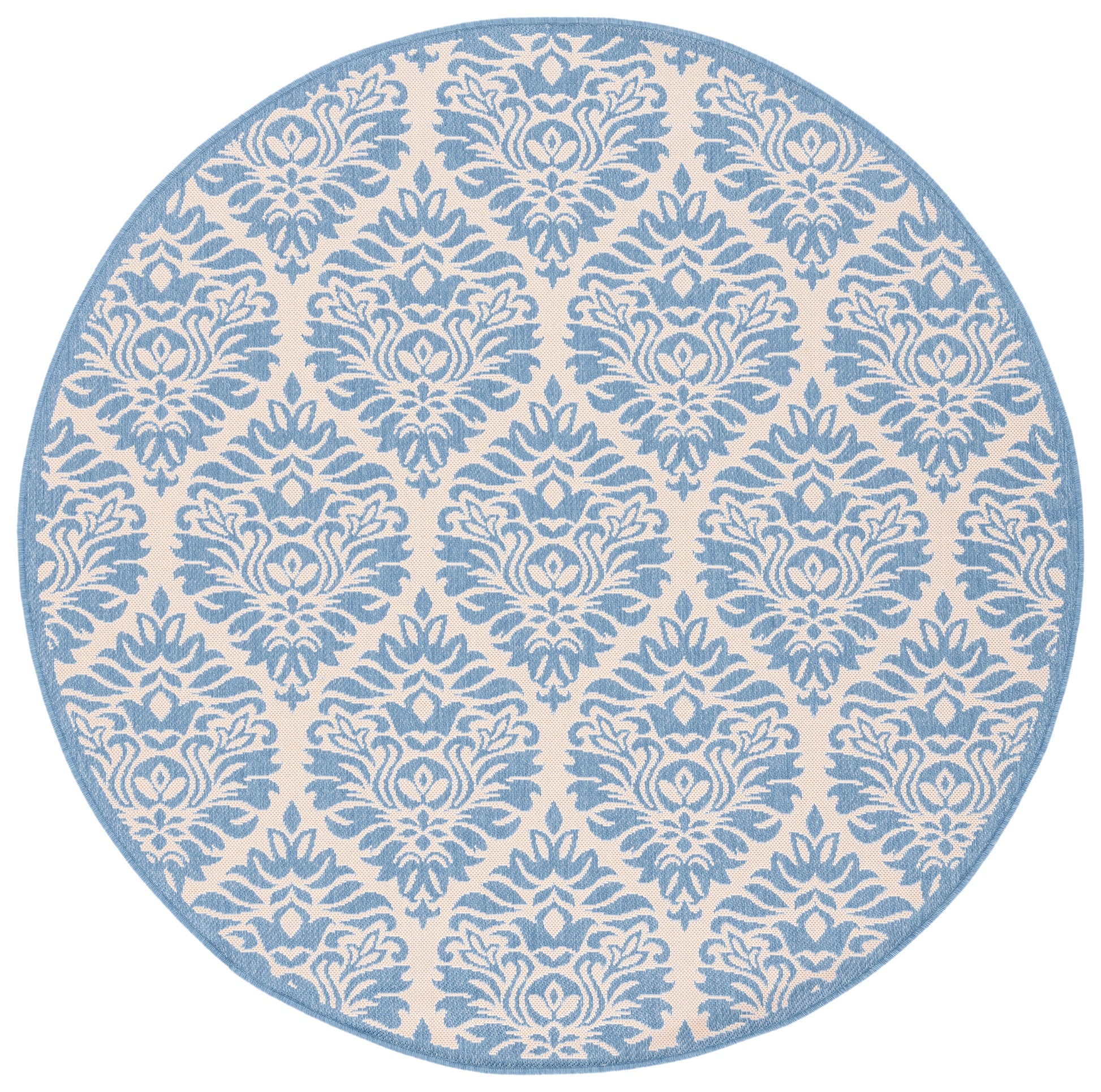 Safavieh Beach House Bhs135N Cream/Blue Area Rug