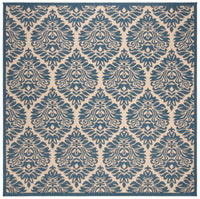 Safavieh Beach House Bhs135N Cream/Blue Area Rug