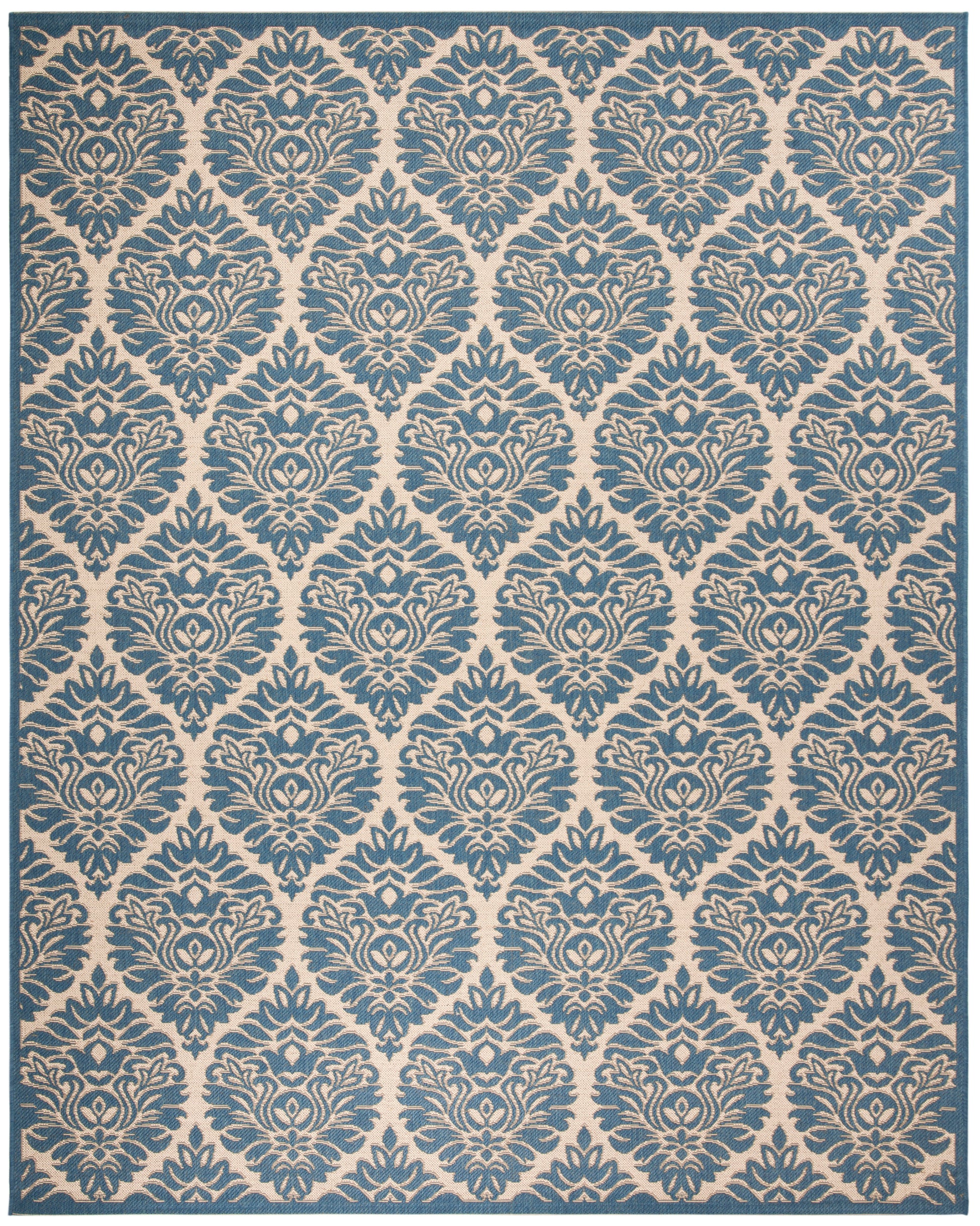 Safavieh Beach House Bhs135N Cream/Blue Area Rug