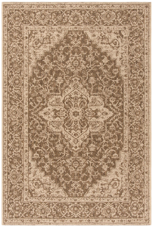 Safavieh Beach House Bhs137D Beige/Cream Area Rug