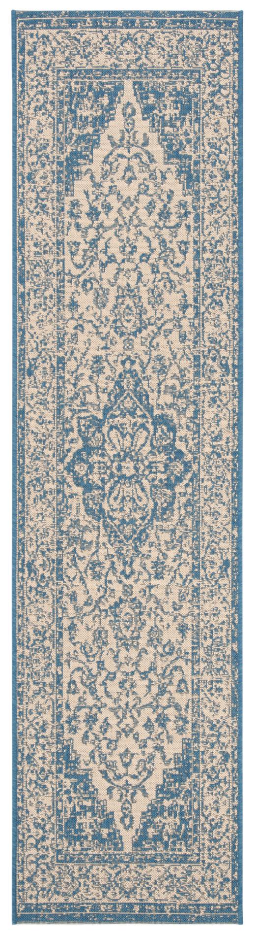 Safavieh Beach House Bhs137N Cream/Blue Area Rug