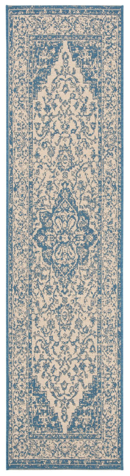 Safavieh Beach House Bhs137N Cream/Blue Area Rug