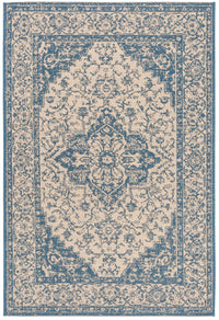 Safavieh Beach House Bhs137N Cream/Blue Area Rug