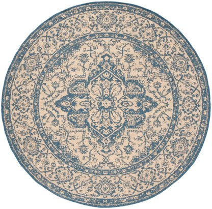 Safavieh Beach House Bhs137N Cream/Blue Area Rug