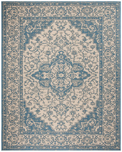 Safavieh Beach House Bhs137N Cream/Blue Area Rug