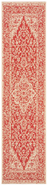 Safavieh Beach House Bhs137Q Red/Creme Area Rug