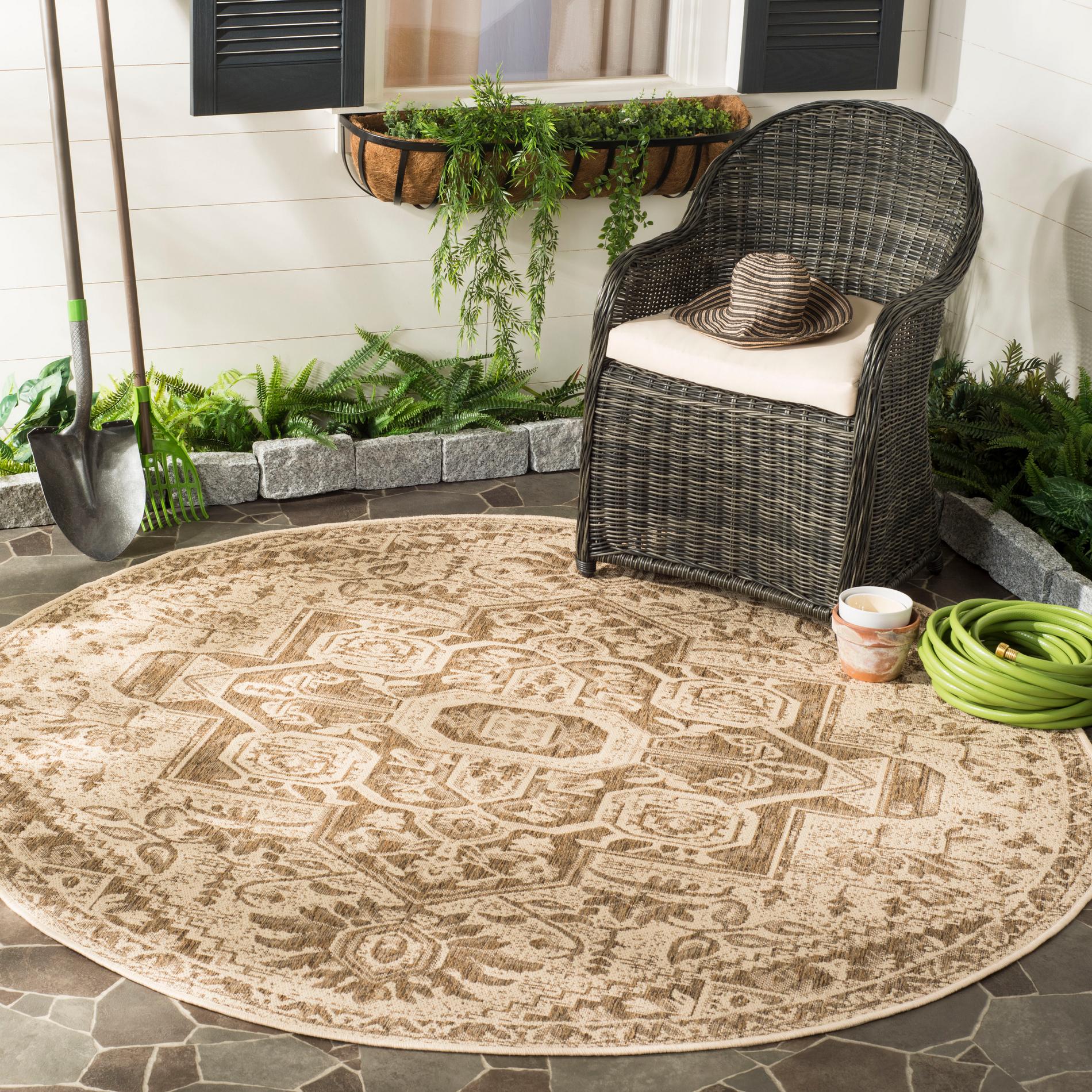 Safavieh Beach House Bhs138B Beige/Cream Area Rug