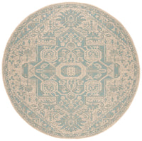 Safavieh Beach House Bhs138K Aqua/Cream Area Rug