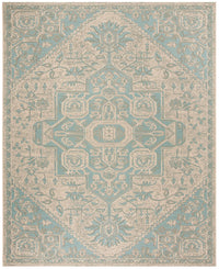 Safavieh Beach House Bhs138K Aqua/Cream Area Rug