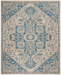 Safavieh Beach House Bhs138M Blue/Creme Area Rug