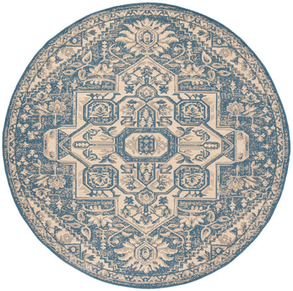 Safavieh Beach House Bhs138N Cream/Blue Area Rug