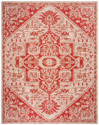 Safavieh Beach House Bhs138Q Red/Creme Area Rug