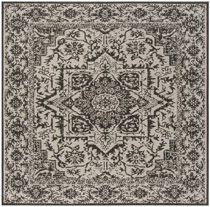 Safavieh Beach House Bhs139A Light Grey/Charcoal Area Rug