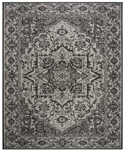 Safavieh Beach House Bhs139A Light Grey/Charcoal Area Rug