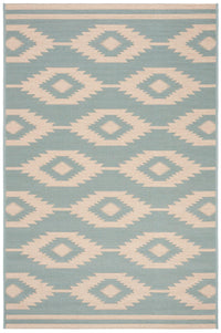 Safavieh Beach House Bhs171L Cream/Aqua Area Rug