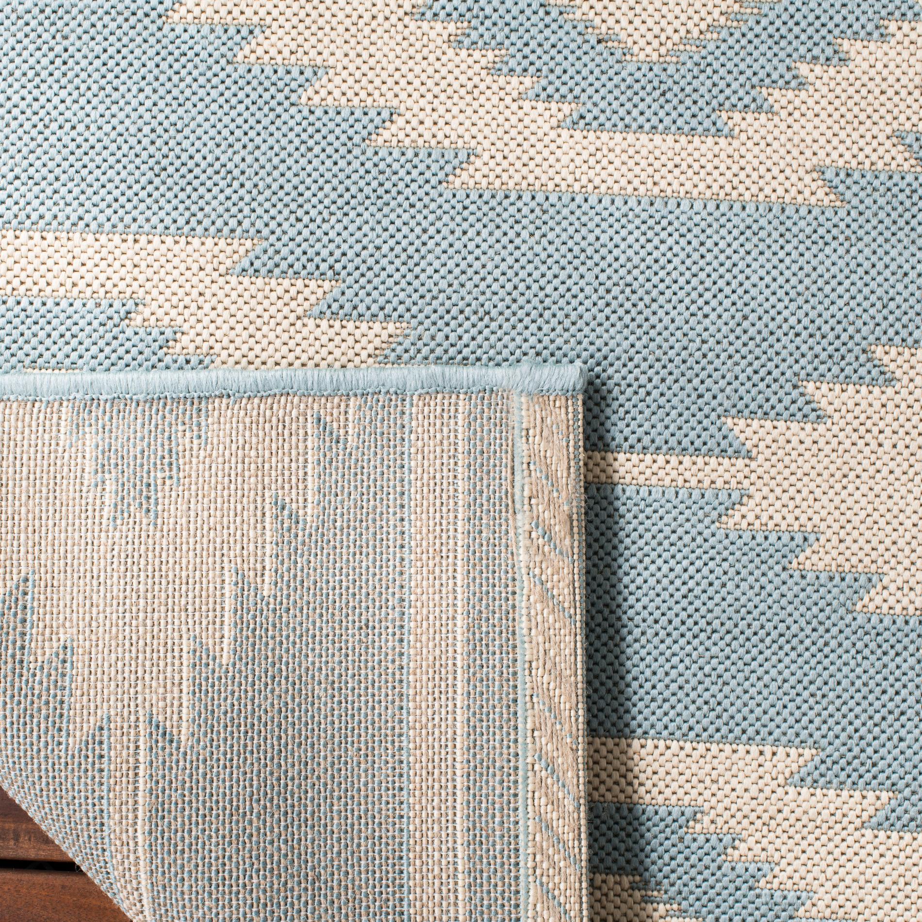 Safavieh Beach House Bhs171L Cream/Aqua Area Rug